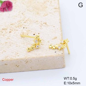 F6E405925baka-L017  Fashion Copper Earrings