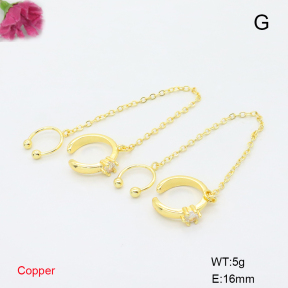 F6E405927bbov-L017  Fashion Copper Earrings