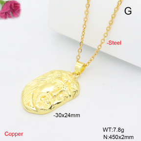 F6N201270aajl-L017  Fashion Copper Necklace