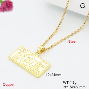 F6N201274baka-L017  Fashion Copper Necklace
