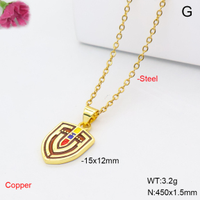 F6N301960vail-L017  Fashion Copper Necklace