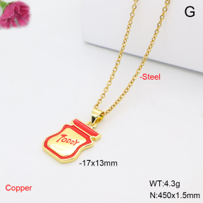 F6N301962vail-L017  Fashion Copper Necklace
