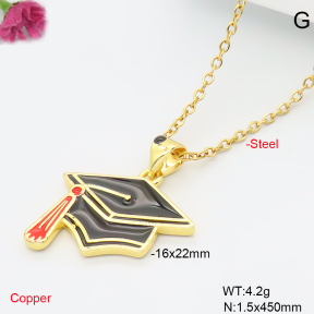 F6N301974vail-L017  Fashion Copper Necklace