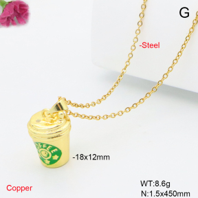 F6N301978vail-L017  Fashion Copper Necklace