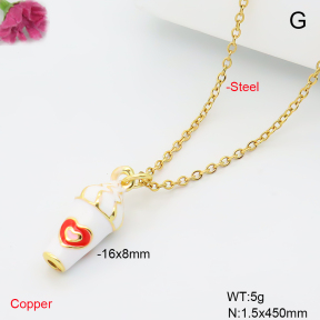 F6N301979vail-L017  Fashion Copper Necklace