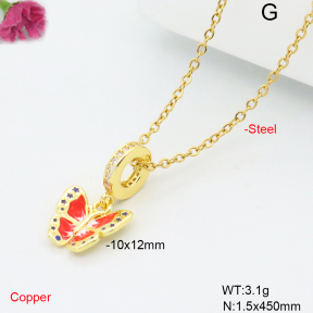 F6N301980avja-L017  Fashion Copper Necklace