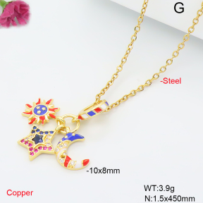 F6N301982baka-L017  Fashion Copper Necklace