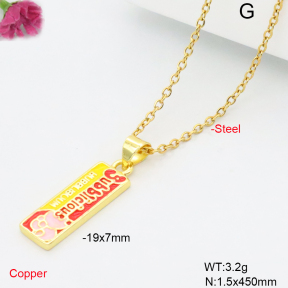 F6N301984vail-L017  Fashion Copper Necklace