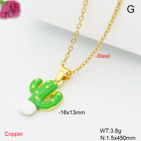 F6N301988vail-L017  Fashion Copper Necklace