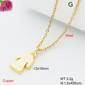 F6N301994vaia-L017  Fashion Copper Necklace