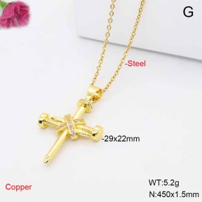 F6N409530aajl-L017  Fashion Copper Necklace
