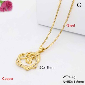 F6N409532avja-L017  Fashion Copper Necklace
