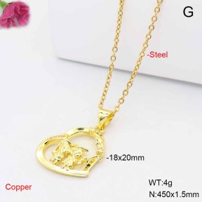 F6N409533avja-L017  Fashion Copper Necklace