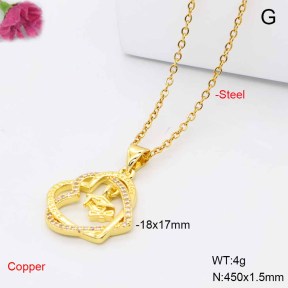 F6N409535avja-L017  Fashion Copper Necklace