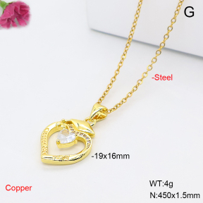 F6N409537avja-L017  Fashion Copper Necklace