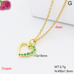 F6N409541vail-L017  Fashion Copper Necklace