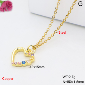 F6N409543vail-L017  Fashion Copper Necklace