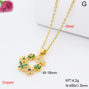 F6N409544aajl-L017  Fashion Copper Necklace