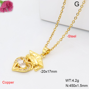 F6N409546aajl-L017  Fashion Copper Necklace