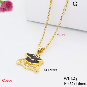 F6N409547avja-L017  Fashion Copper Necklace