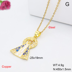 F6N409548aajl-L017  Fashion Copper Necklace