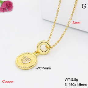 F6N409549aajl-L017  Fashion Copper Necklace