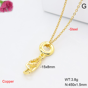 F6N409551vail-L017  Fashion Copper Necklace