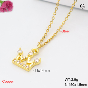 F6N409553vail-L017  Fashion Copper Necklace