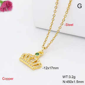 F6N409555vail-L017  Fashion Copper Necklace