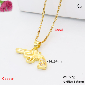 F6N409557vail-L017  Fashion Copper Necklace