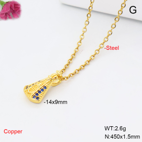 F6N409558vail-L017  Fashion Copper Necklace
