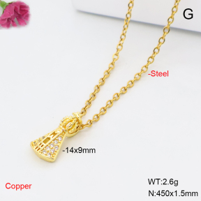 F6N409559vail-L017  Fashion Copper Necklace