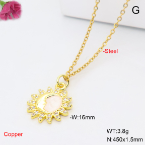 F6N409562avja-L017  Fashion Copper Necklace