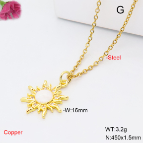 F6N409563vaia-L017  Fashion Copper Necklace