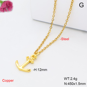 F6N409566vaia-L017  Fashion Copper Necklace