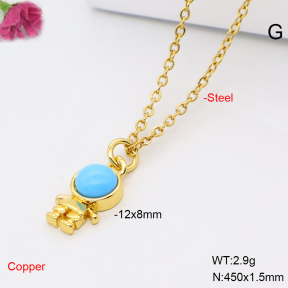 F6N409568vaia-L017  Fashion Copper Necklace