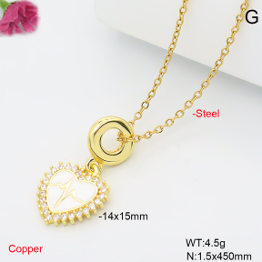 F6N409586avja-L017  Fashion Copper Necklace