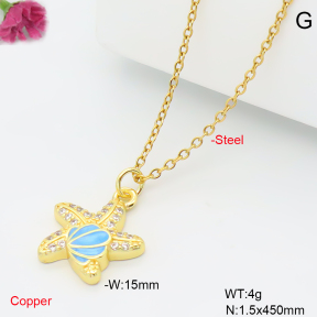 F6N409592vail-L017  Fashion Copper Necklace