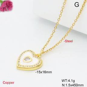 F6N409596vail-L017  Fashion Copper Necklace