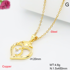 F6N409600avja-L017  Fashion Copper Necklace