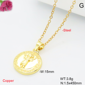 F6N409605baka-L017  Fashion Copper Necklace