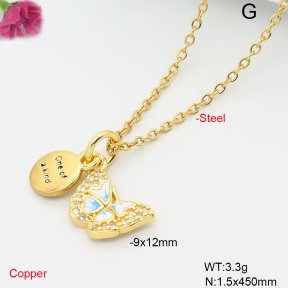 F6N409607aajl-L017  Fashion Copper Necklace
