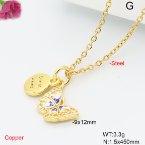 F6N409608aajl-L017  Fashion Copper Necklace