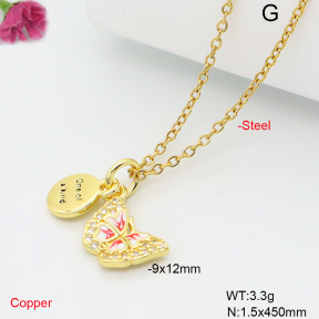 F6N409609aajl-L017  Fashion Copper Necklace