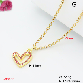F6N409612vail-L017  Fashion Copper Necklace
