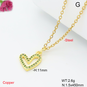 F6N409616vail-L017  Fashion Copper Necklace