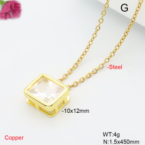 F6N409618vail-L017  Fashion Copper Necklace