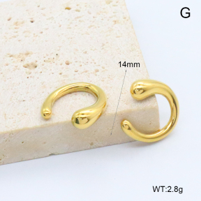 GEE002928bhva-066  18K PVD,Handmade Polished  Stainless Steel Earrings  BC24080622E
