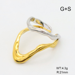 GER001538vhha-066  18K PVD,Handmade Polished  Stainless Steel Ring  BC25060181R-PS