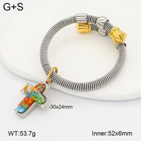 2BA402906vhnv-722  Stainless Steel Bangle